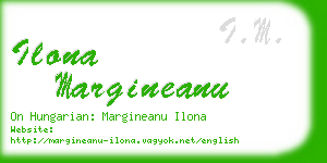 ilona margineanu business card